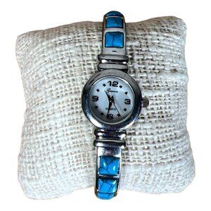 Turquoise Watch‎ Cuff